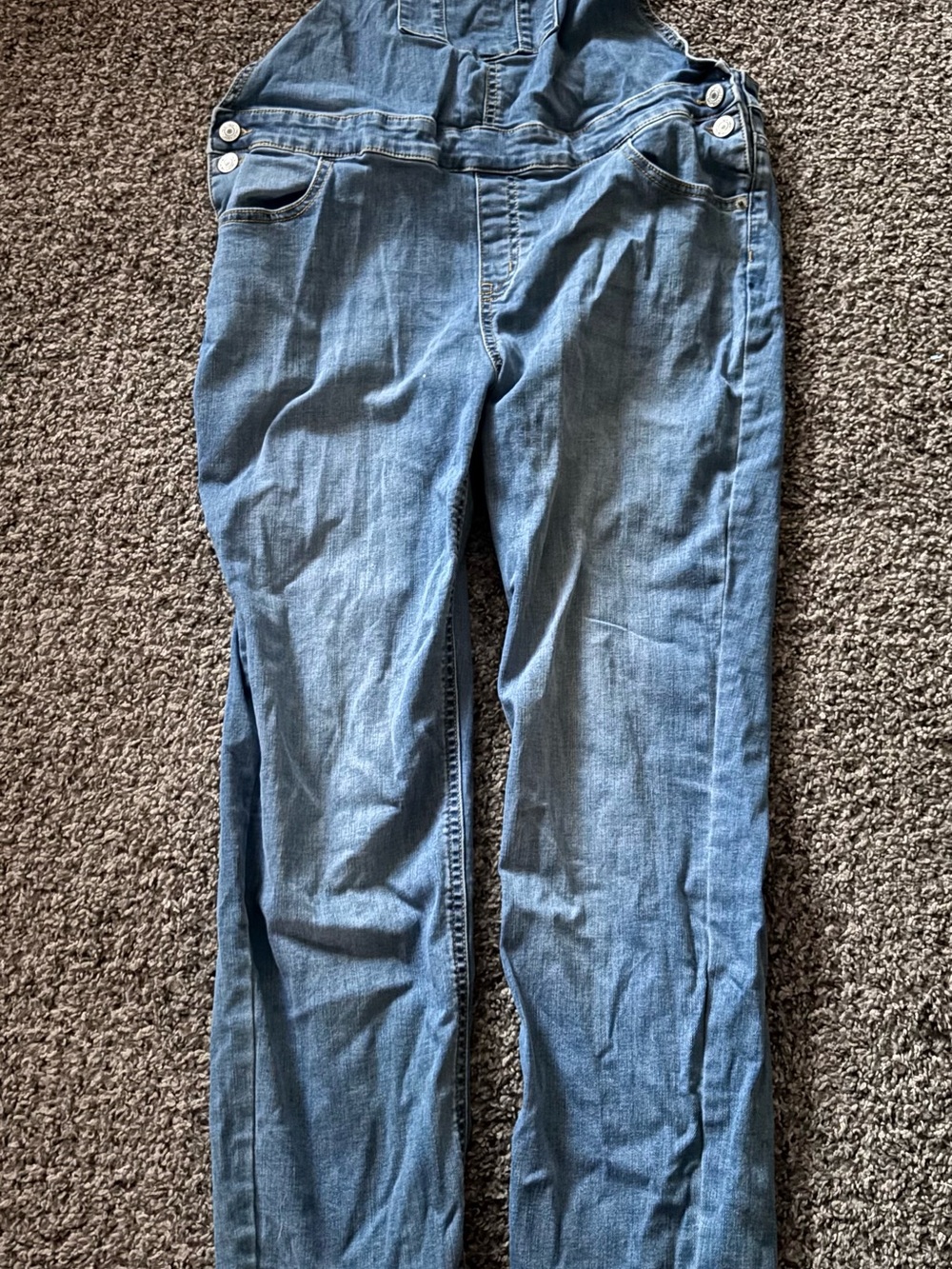 Light Blue Juniors Jean Overalls